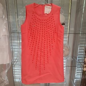Karta bright pink studded dress sz L